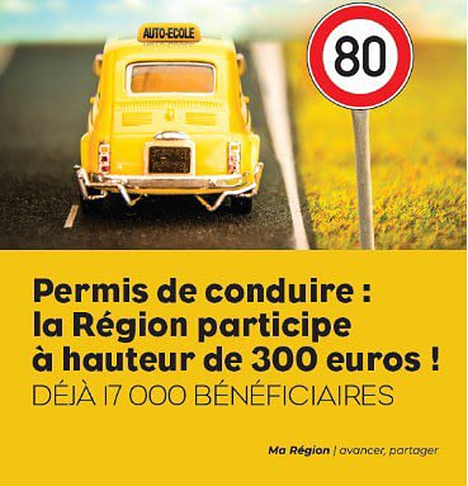 La région participe à votre permis